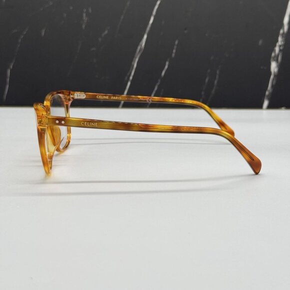 NEW CELINE CL50046F 053 HAVANA ROUND UNISEX CELINE EYEGLASSES - Picture 8 of 11